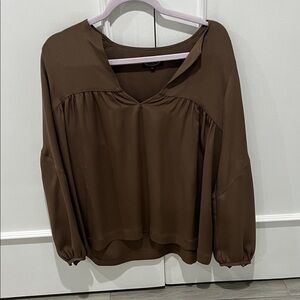 Elegant Brown Women's Top